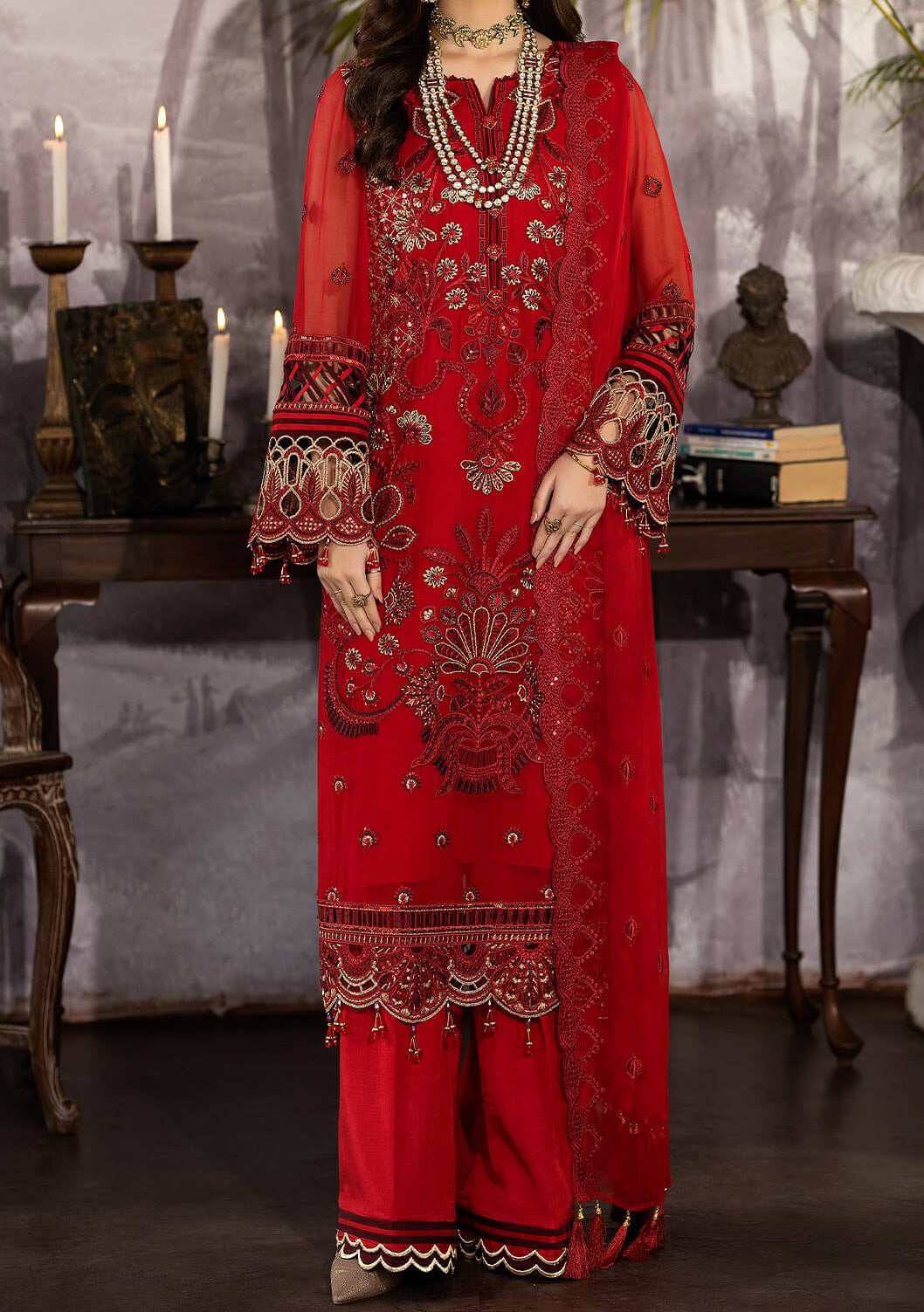 Imrozia Liliana Pakistani Luxury Chiffon Dress
