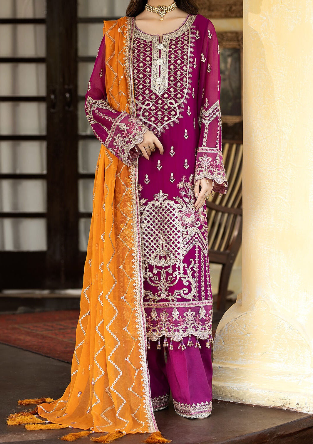 Imrozia Gloria Pakistani Luxury Chiffon Dress