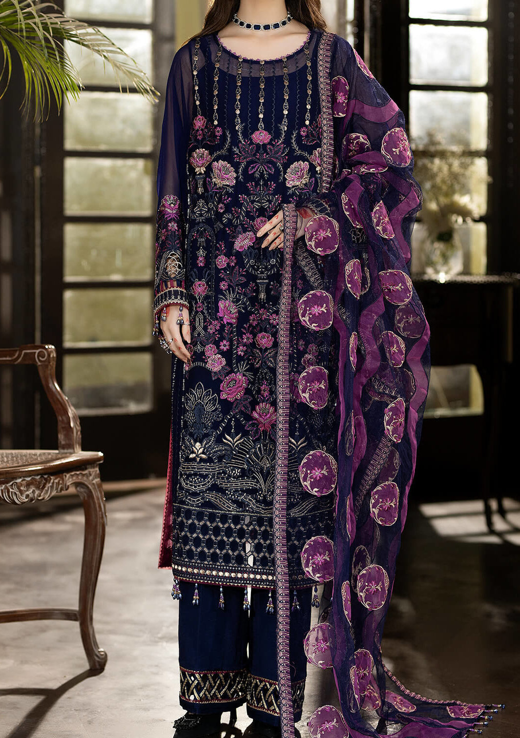 Imrozia Juana Pakistani Luxury Chiffon Dress